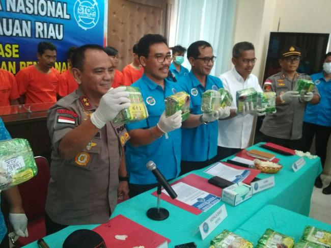 BNN Ringkus Sindikat Narkoba Antar Negara di Moro Karimun