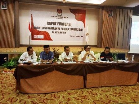 Banyak APK Tak Terpakai, KPU Batam Evaluasi Fasilitas Kampanye
