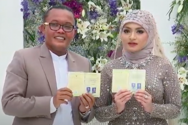 Lepas Status Duda, Ini Maskawin Sule untuk Nathalie Holscher