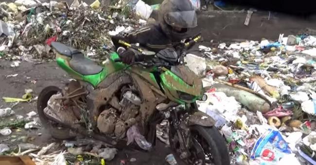 Viral Motor Rp 322 Juta Dibuang ke Tempat Sampah, Ini Faktanya