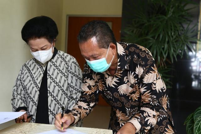 BLC-PMI Batam Teken Kerjasama Penanganan Covid-19