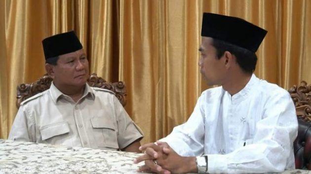 Ustaz Abdul Somad Ungkap Alasan Dukung Prabowo