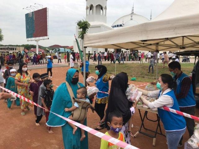 Seribu Nasi Bungkus Gratis Tiap Hari dari Apindo Kepri