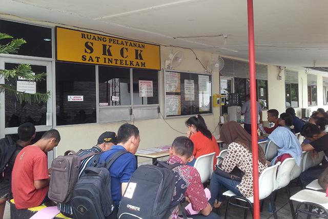 Penerimaan Anggota Polri Diminati Warga Batam, Pengurusan SKCK Ramai