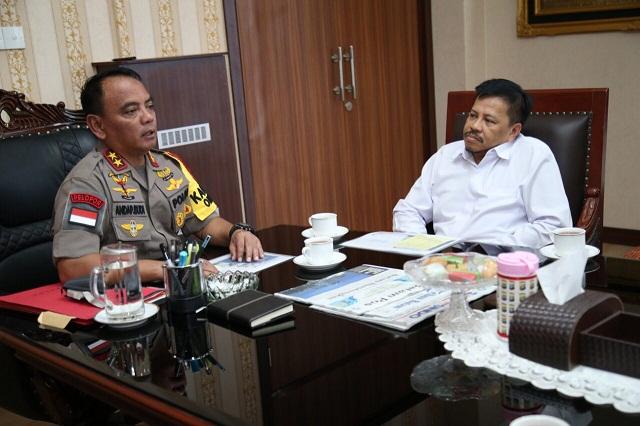 Temui Kapolda, Lukita Minta Dukungan Ciptakan Iklim Investasi yang Kondusif