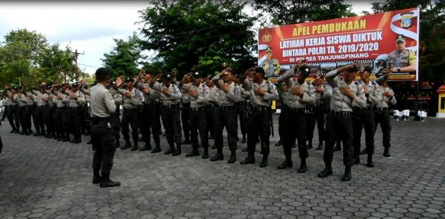 Siswa SPN Latihan Kerja ke Polsek-polsek Tanjungpinang