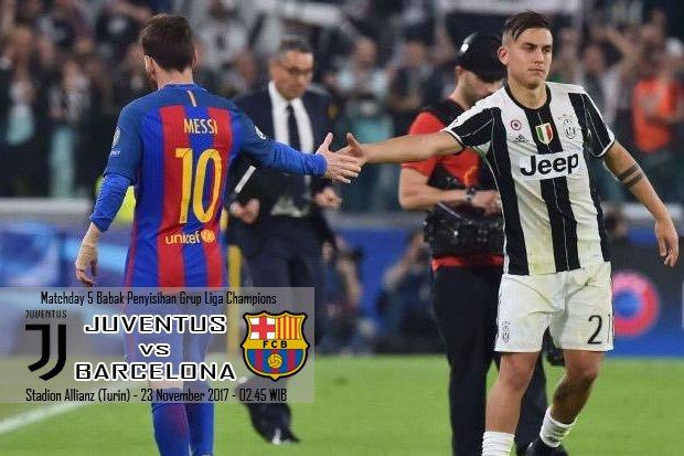 Preview Juventus vs Barcelona: Dendam Si Nyonya Tua