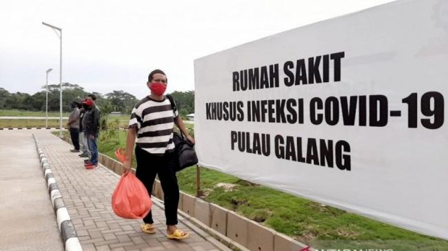 Ada 210 TKI yang Dikarantina di RSKI Galang, 43 Positif Covid