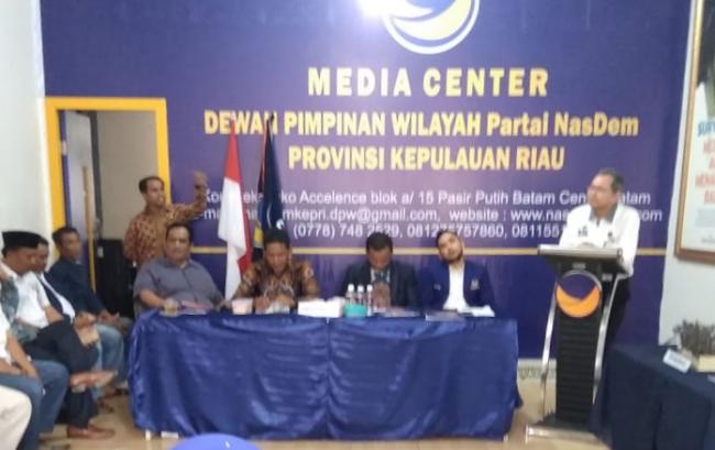 Rudi-Marlina Kompak Maju Pilgub Kepri Lewat Nasdem