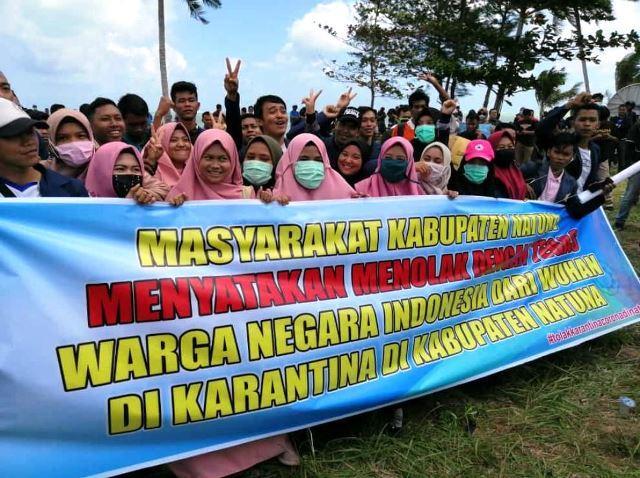 Kasihan, Tak Kena Virus Corona, Ratusan WNI dari Wuhan Ditolak Bangsa Sendiri