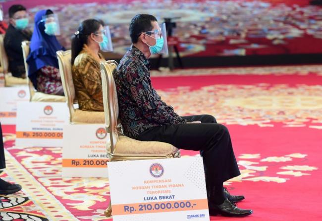 Pemerintah Kucurkan Rp39 Miliar Santuni 215 Korban Aksi Terorisme Masa Lalu