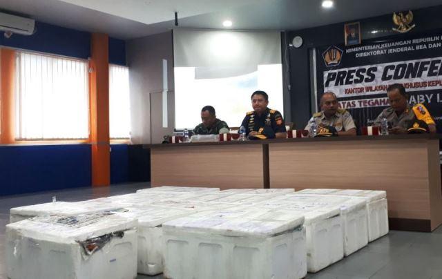 90 Ribuan Ekor Anakan Lobster Gagal Diselundupkan