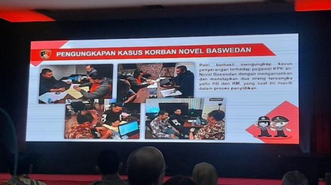 Kapolri Tunjukkan Wajah Penyiram Air Keras Novel Baswedan