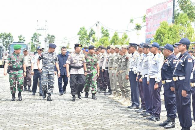 Polri -TNI dan Elemen Masyarakat Siap Amankan Bintan Saat Pelantikan Presiden dan Wakil Presi