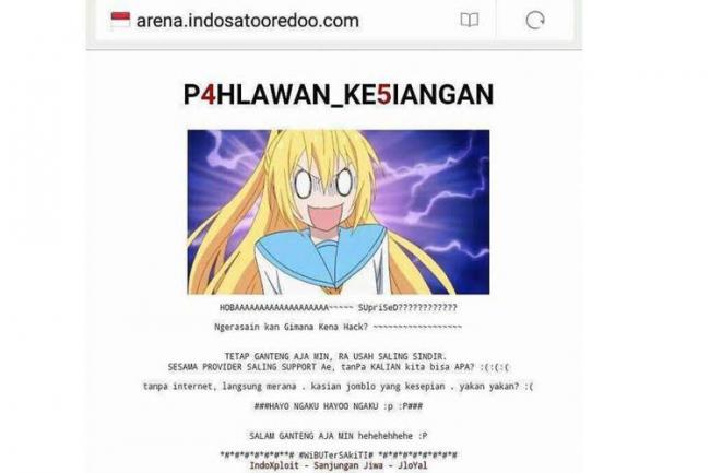 Usai Telkomsel, Giliran Website Indosat yang Diretas