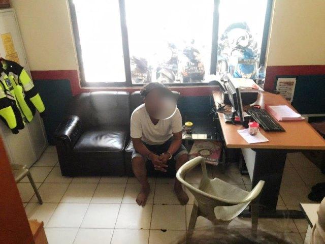 Tangan Diborgol, Sopir Bimbar Maut Sendirian Diperiksa Polisi