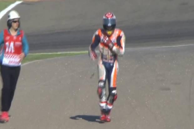Meski Cidera Bahu, Marquez Raih Pole di Sirkuit Aragon 