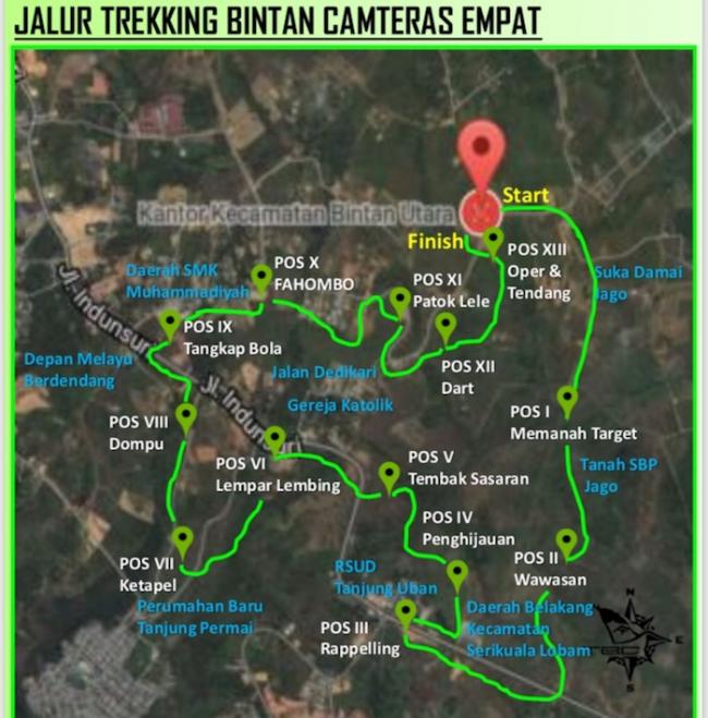 Ada 13 Pos di Jalur Trekking Bintan Cameras, Ini Halang Rintangnya