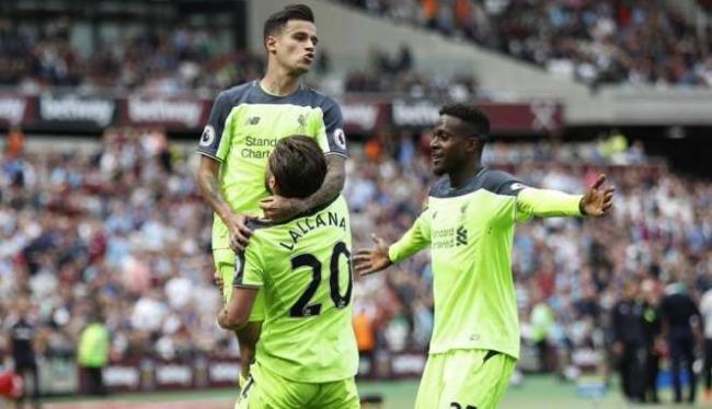  Gasak West Ham, Liverpool Kembali ke Tiga Besar 