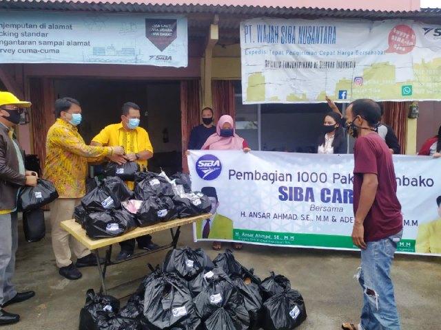 Seribu Paket Sembako Gratis untuk Warga Tanjungpinang dari SIBA Cargo