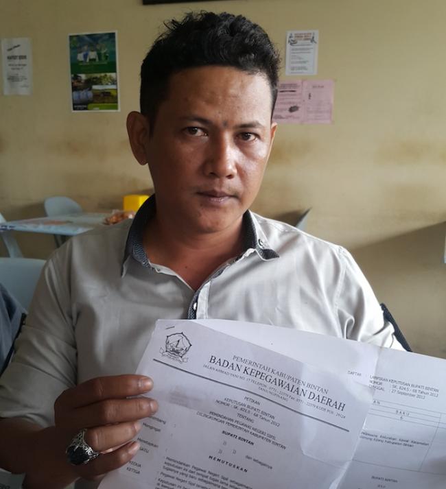 Gaji Tak Dibayar, PNS Bintan Lapor ke Badan Pegawaian 