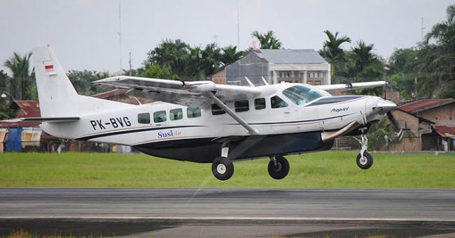 Susi Air Dua Kali Seminggu Terbang dari Karimun-Pekanbaru