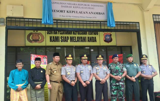 Resmikan Polres Anambas, Wakapolda: Personel Harus Cepat Beradaptasi