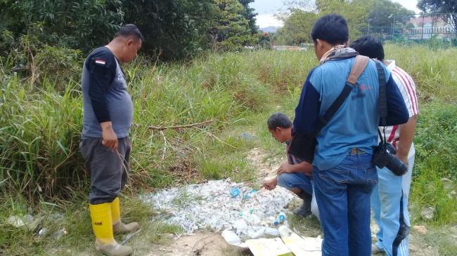Warga Temukan Limbah B3 Medis di Kompleks Perumahan