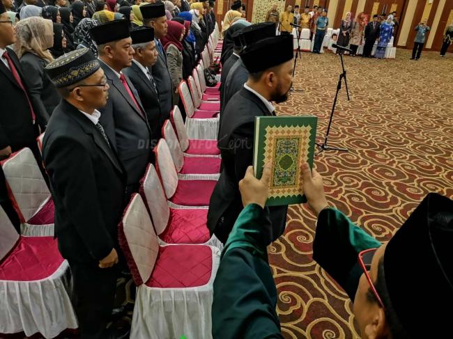 Lantik 248 Pejabat, Isdianto: Pejabat Pemprov Kepri Harus Loyal