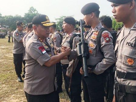 Polda Kepri Kirim 104 Personel Sabhara ke Jakarta