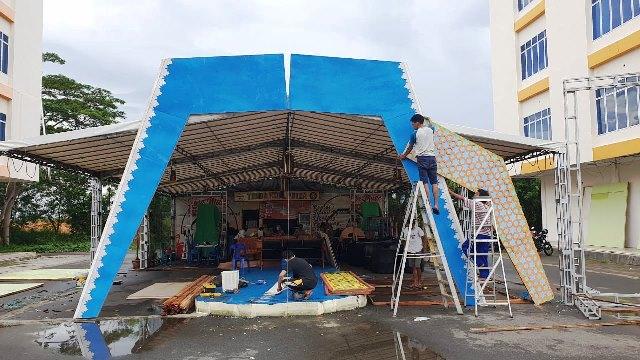 Posko Pengamanan Operasi Ketupat Mulai Berdiri di Tanjungpinang
