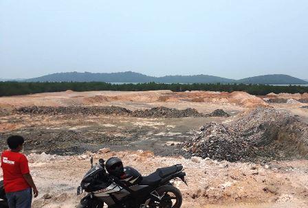 Sehari Usai Disidak, Pekerja dan Alat Berat Reklamasi Tanjungpiayu Raib