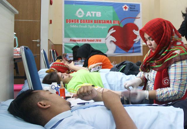 ATB Kembali Gelar Donor Darah Bersama PMI dan KPP Pratama