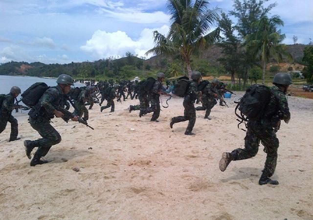 Mengintip Latihan Korps Marinir di Pulau Galang Batam, Mengagumkan!
