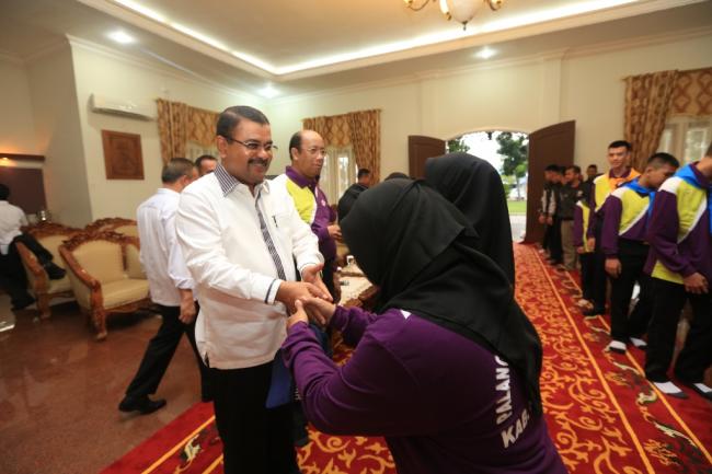 Bupati Rafiq Lepas Jumbara PMR 