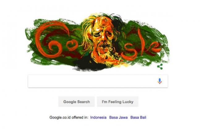 Hari Ini Google Doodle Tandai Ulang Tahun Pelukis Ternama Indonesia