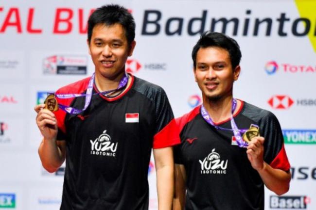 Hendra/Ahsan Persembahkan Gelar Juara Dunia Bulutangkis Sebagai Kado Hari Kemerdekaan