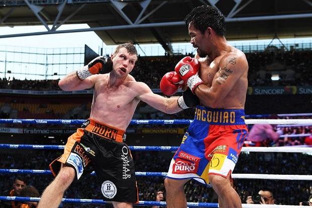 Kepala Berdarah, Pacquiao Dikalahkan Horn