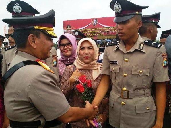 Kapolda Kepri Lantik 160 Bintara Perbatasan Lulusan SPN Tanjung Batu