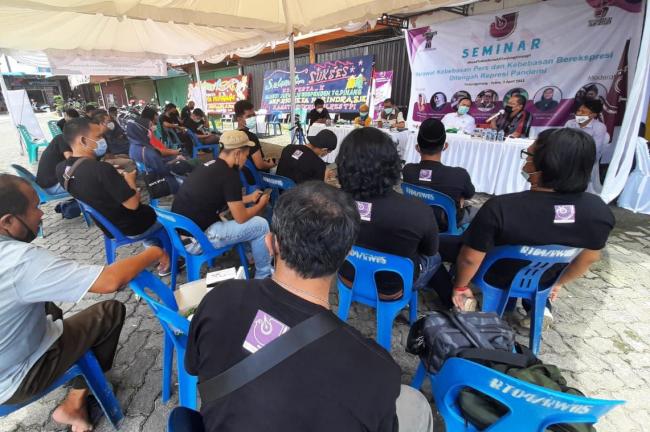 Seminar AJI Tanjungpinang: Sepakat Dukung Kebebasan Pers dan Pesan untuk Ansar-Marlin