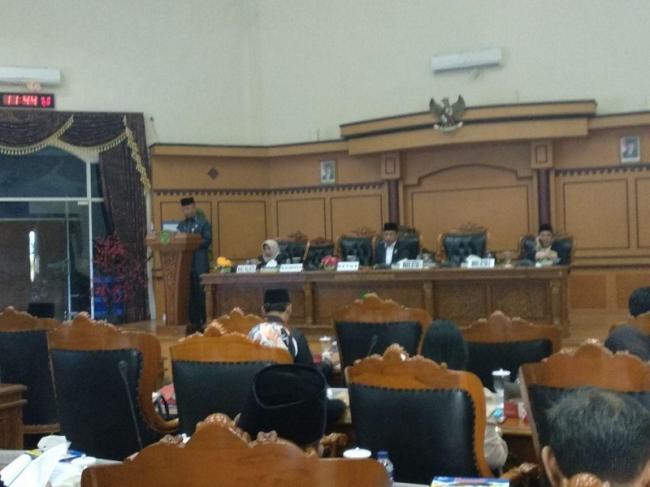 Paripurna Penyampaian KUA dan PPAS APBD Tahun Anggaran 2019