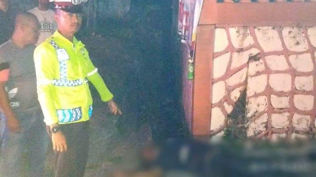 Diduga Mengantuk, Pemotor Tewas Usai Hantam Tembok Jalan Kamboja
