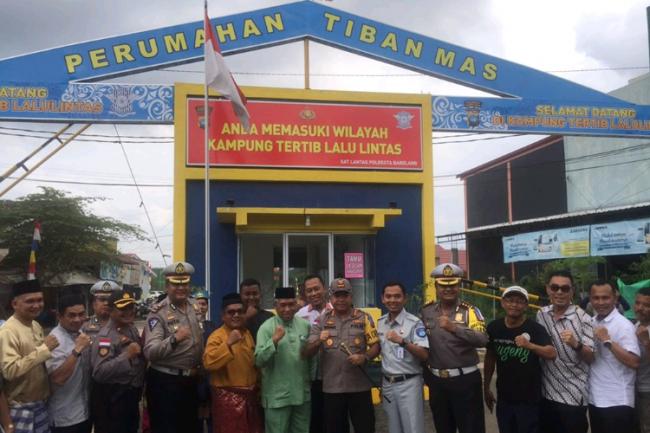 Tiban Mas Ditetapkan Jadi Kampung Tertib Lalu Lintas Pertama di Batam
