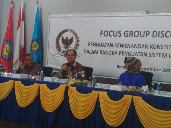Curhatan Anggota DPD RI di Batam, 15 Tahun Lembaga Ini Perlu Direvitalisasi