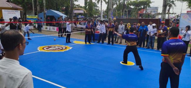 32 Tim Antar Provinsi Ikut Turnamen Sepak Takraw Karang Taruna Kepri