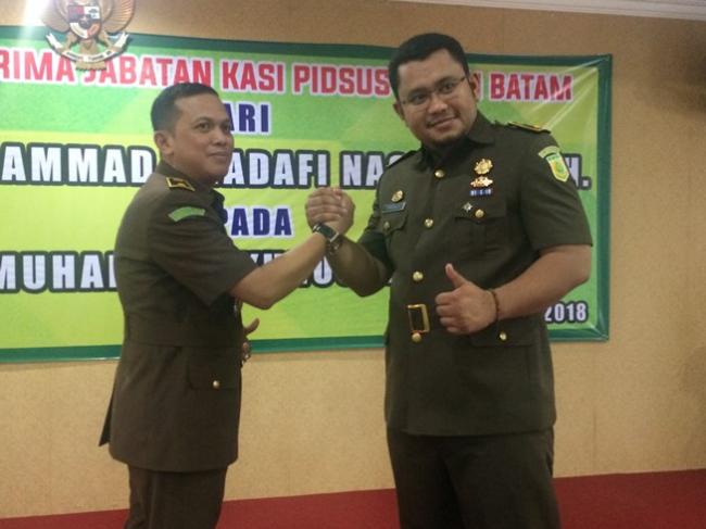 Muhammad Yunus Resmi Gantikan Chadafi Jabat  Kasi Pidsus Kejari Batam