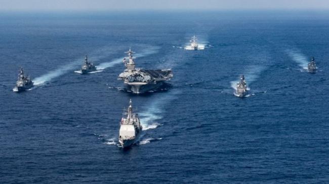 Kapal Induk Carl Vinson Berbelok ke Indonesia, Rakyat Korsel Marah Dibohongi Trump  