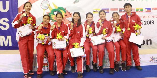 Tumbangkan Malaysia, Indonesia Kawinkan Emas Bulu Tangkis Beregu
