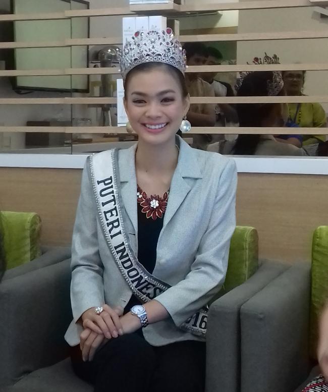 Mampir ke Batam, Puteri Indonesia 2016 Kezia Bocorkan Rahasianya