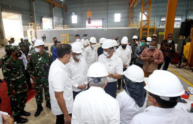 Resmikan PT BSSTEC di Barelang, Ini Pesan Menteri Luhut untuk Rudi